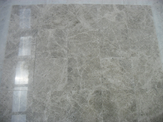 18x18 Silver Polished Marble Premium